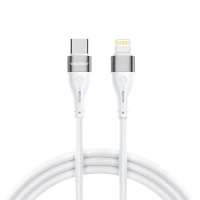 WOZINSKY KABEL DO LIGHTNING USB-C PD 27W DO IPHONE 12 13 14 1M BIAŁY
