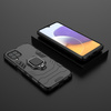 Ring Armor pancerne hybrydowe etui pokrowiec + magnetyczny uchwyt Samsung Galaxy A22 4G czarny