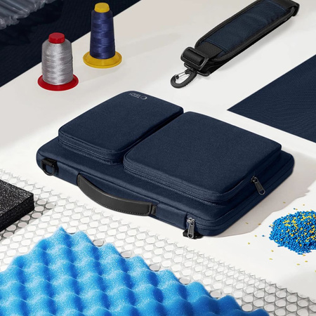 TECH-PROTECT TORBA ETUI POKROWIEC DO LAPTOP 13 14 CALI OCHRONNA NAVY BLUE