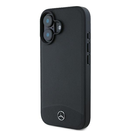 MERCEDES ETUI CASE HARDCASE POKROWIEC DO IPHONE 16 SKÓRA TEKSTUROWA
