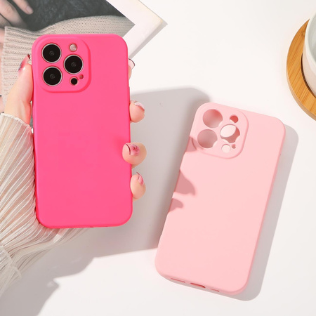 Silicone case etui iPhone 13 Pro Max silikonowy pokrowiec miętowozielone