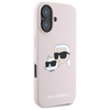 KARL LAGERFELD ETUI DO IPHONE 16 6.1 DO MAGSAFE SILIKONOWE Z DOUBLE HEADS