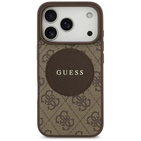 GUESS ETUI 4G CIRCLE CLASSIC LOGO DO IPHONE 17 PRO MAGSAFE CASE LUXURY