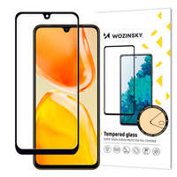 Wozinsky Full Glue szkło hartowane Infinix Hot 12i na cały ekran z ramką czarny (case friendly)