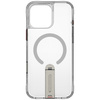 Etui Skinarma Helix do iPhone 16 Pro Max Magnetic Charging 360 Rotating Stand titanium
