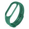 Zamienna silikonowa opaska do Xiaomi Smart Band 7 pasek bransoleta bransoletka ciemnozielony