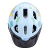 Kask rowerowy dziecięcy MTB Wozinsky z odpinanym daszkiem 48-52 cm - jasnoniebieski