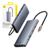 BASEUS HUB 13W1 USB-C DO HDMI DP VGA C USB PD RJ45 SD TF 3.5MM DO KOMPUTERA