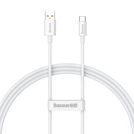 BASEUS KABEL USB-C 1M 100W DO TELEFONÓW I LAPTOPÓW Z SZYBKIM ŁADOWANIEM