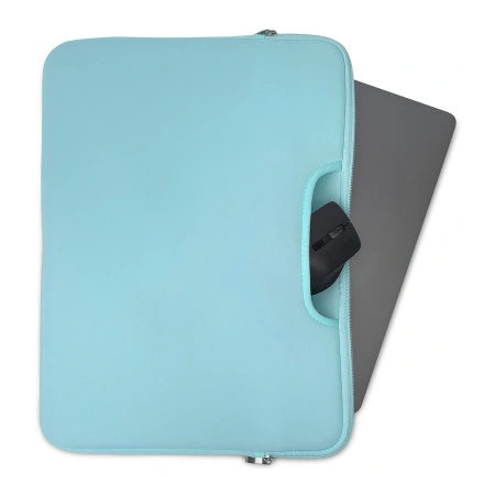 Torba na laptopa 15,6'' uniwersalna - jasnoniebieska