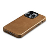 iCarer Oil Wax Premium Leather Case skórzane etui iPhone 14 Pro magnetyczne z MagSafe brązowy (WMI14220702-TN)