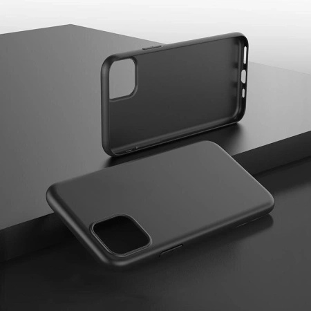 Soft Case żelowe elastyczne etui pokrowiec do iPhone 13 Pro Max czarny