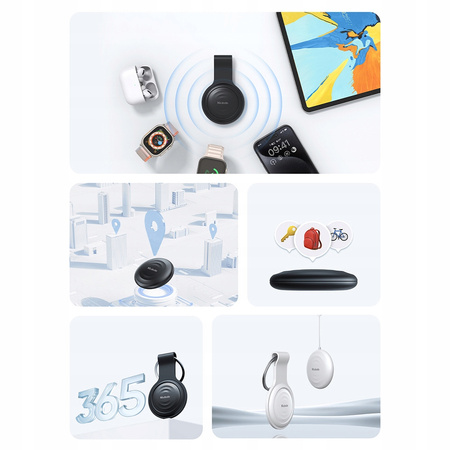 MCDODO MINI LOKALIZATOR GPS DO AUTA ROWERU KLUCZY DLA DZIECKA KOTA PSA TAG