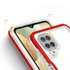HURTEL CLEAR 3IN1 ETUI POKROWIEC DO SAMSUNG GALAXY A22 4G ŻELOWY Z RAMKĄ