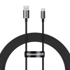 BASEUS KABEL USB-C 100W 2M DO ŁADOWANIA TELEFONÓW Z SZYBKIM ŁADOWANIEM