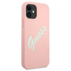 Guess GUHCP12SLSVSPG iPhone 12 mini 5,4" różowo zielony/green pink hardcase Silicone Vintage
