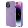 Guess GUHMP15SPSAHMCU iPhone 15 6.1" fioletowy/purple hardcase Saffiano MagSafe