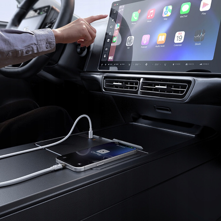 MCDODO KABEL USB-C SZYBKIE ŁADOWANIE USB TYP C 5A 100W 1M LED BIAŁY