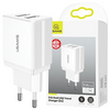 USAMS ŁADOWARKA 2XUSB T24 2,1A DO TELEFONÓW ANDROID IPHONE Z DWOMA