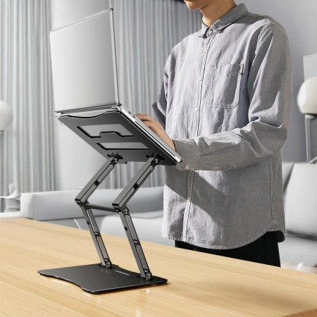WOZINSKY PODSTAWKA ALUMINIOWA DO LAPTOPÓW Z GRATISOWĄ PODSTAWKĄ DO TELEFONU