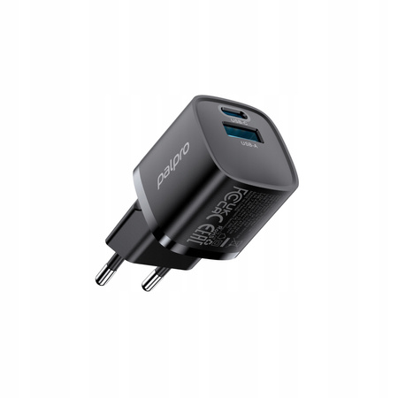 PALPRO SZYBKA ŁADOWARKA DO TELEFONU 2X USB-C USB-A KOSTKA DO ŁADOWARKI 20W