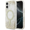 GUESS ETUI RESIN BOTTOM GLITTER MAGSAFE DO IPHONE 17 Z BŁYSZCZĄCĄ POWŁOKĄ