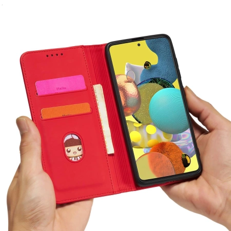 HURTEL CASE MAGNETYCZNY POKROWIEC DO SAMSUNG GALAXY A13 5G NA KARTY I STAND