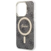Etui Guess 4G MagSafe na iPhone 14 Pro - czarne