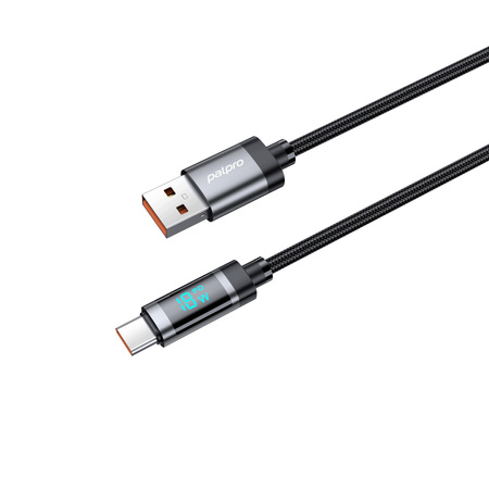 PALPRO KABEL USB-A USB-C SZYBKIE ŁADOWANIE DO SAMSUNG APPLE 3A 18W LED 1M