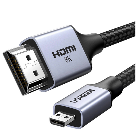 UGREEN KABEL HDMI MICRO HDMI DO LAPTOP MONITOR PROJEKTOR 8K UHD 1M