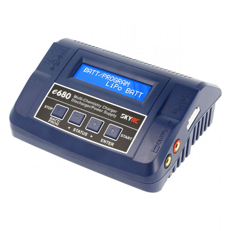 SKYRC ŁADOWARKA E680 DO AKUMULATORÓW LIPO NIMH LI-ION ZASILANIE 220V