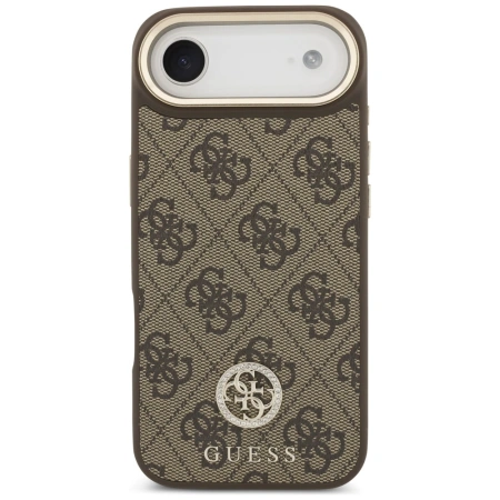 GUESS ETUI 4G STRASS LOGO DO IPHONE AIR MAGSAFE Z PRZEWAGĄ ODPORNOŚCI NA
