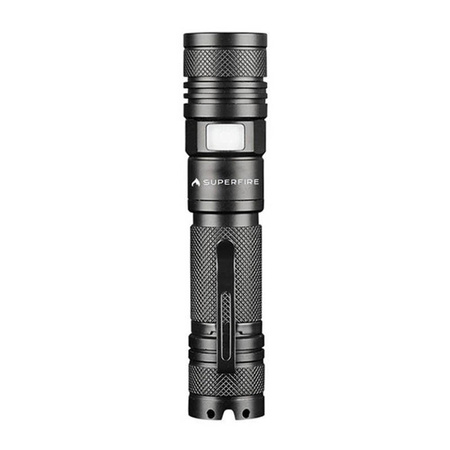 SUPERFIRE LATARKA A2 650LM USB DO WĘDROWANIA POLÓW CAMPINGU RĘCZNA LED