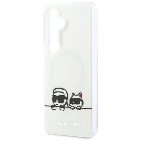 Etui Karl Lagerfeld IML Peekaboo         Karl&Choupette MagSafe do Samsung Galaxy S26 Plus przezroczysty