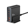 TECH-PROTECT ŁADOWARKA STACJA ZASILANIA 6-PORTOWA DO TELEFONÓW PD80W QC3.0