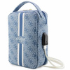 Torba Guess 4G Printed Stripes - niebieska