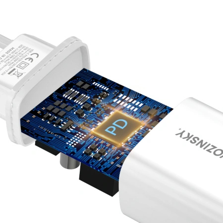 WOZINSKY ŁADOWARKA SIECIOWA USB-A USB-C 20W DO SMARTFONÓW SZYBKIE ŁADOWANIE