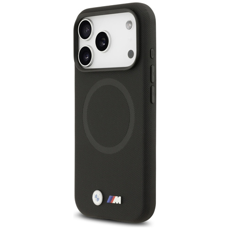 Etui BMW M FW Metal Logo MagSafe do      iPhone 17 Pro czarny
