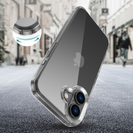 TECH-PROTECT FLEXAIR HYBRID CASE DO IPHONE 16 CHRONIĄCE PRZED UPADKIEM