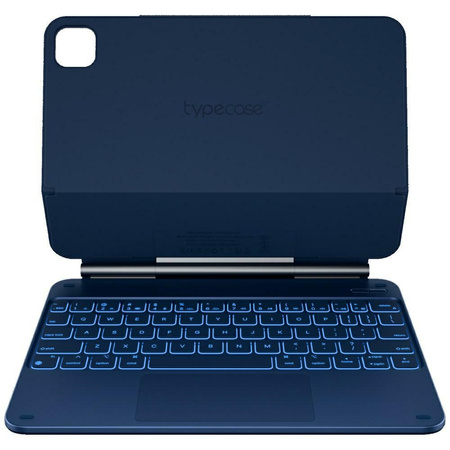 Etui Typecase Edge z klawiaturą do iPad  Air 11" 2024/2025 błękitny pacyfik