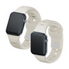 38/40/41/42 mm Nude (small) - 3mk Silicone Watch Strap for Apple