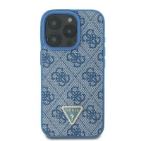 Guess GUHCP16SP4TDSCPB iPhone 166.1 niebieski/blue hardcase Leather Metal Logo Strass Crossbody