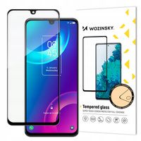 WOZINSKY SZKŁO HARTOWANE FULL GLUE DO TCL 30 PLUS CASE FRIENDLY Z RAMKĄ