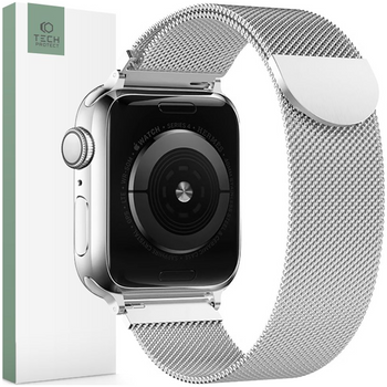 TECH-PROTECT PASEK MILANESE DO APPLE WATCH 6 7 8 9 10 SE 40 41 42 MM ZŁĄCZE
