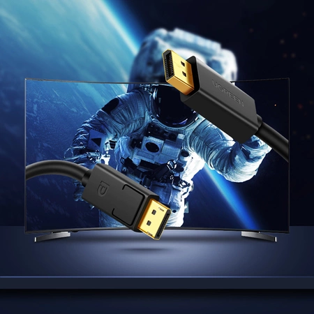Kabel Ugreen DP102 DisplayPort - DisplayPort (męski-męski) 5 m - czarny