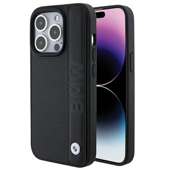 BMW ETUI HARDCASE LEATHER TEXTURED STRIPE DO IPHONE 15 PRO MAX 6.7