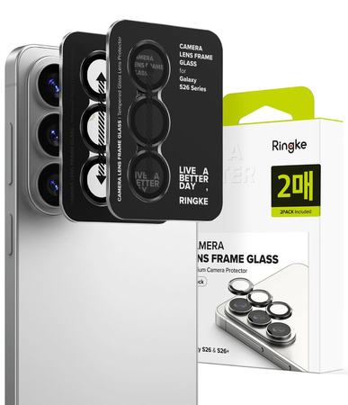 OSŁONA APARATU RINGKE CAMERA FRAME PROTECTOR 2-PACK GALAXY S26 / S26+ PLUS BLACK