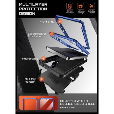 SUPCASE UNICORN BEETLE PRO MAG MAGSAFE 2-SET GALAXY S26 ULTRA COBALT