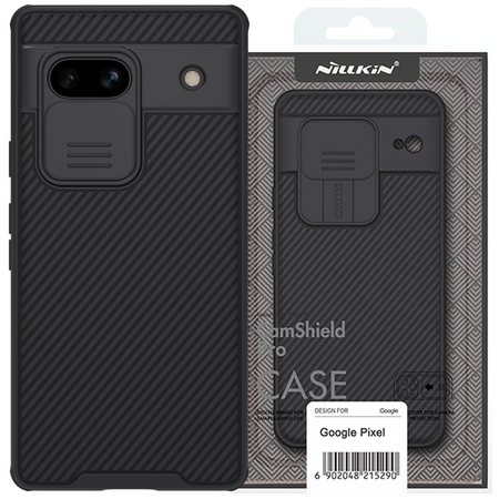 Pancerne etui Google Pixel 7a z osłoną na aparat Nillkin CamShield Pro Case - czarne