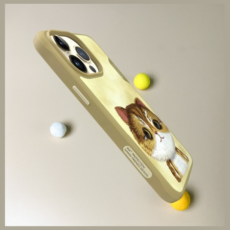 NIMMY ETUI DO IPHONE 15 PRO MAX 6.7 BIG EYED PET 2.0 CAT Z OCHRONĄ TELEFONU